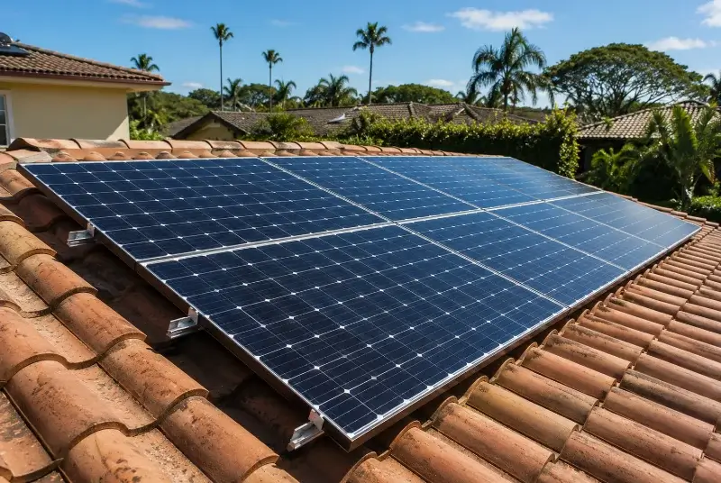 Installation de panneaux solaires à Damiatte